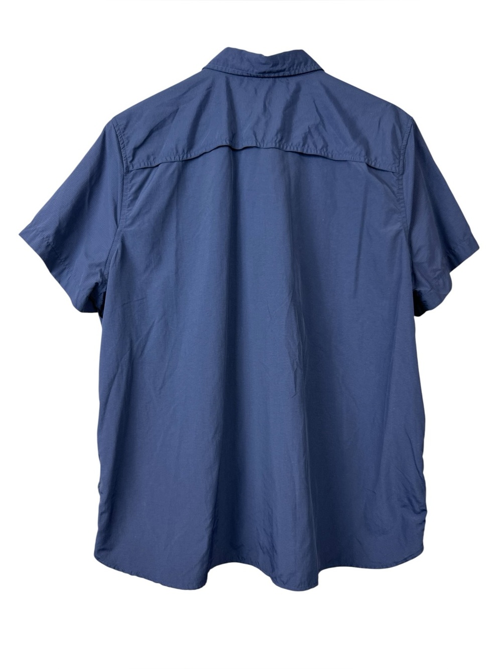 Eddie Bauer Travex Navy Blue Button Down Shirt Women Sz XL - Picture 4 of 4
